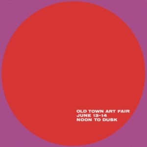 Old Town Art Fair Poster of a circle