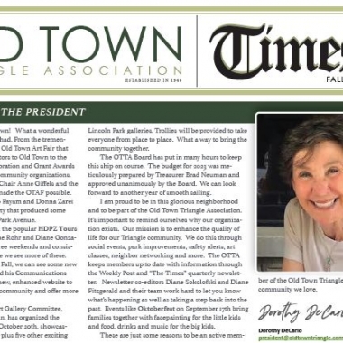 Old Town Times front page